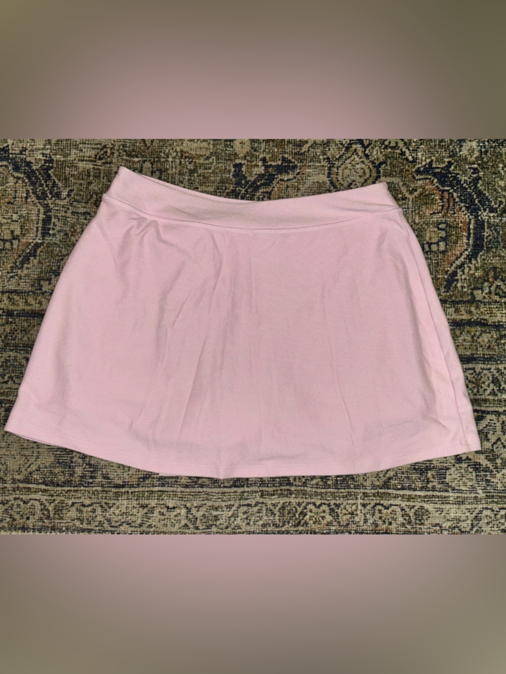Pink Ribbed Bustier Tank and Skort Set - Picture 8 of 8
